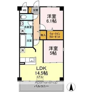 N’SーⅠ【2階】の間取り