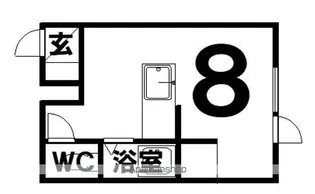 河合ビル【2階】の間取り
