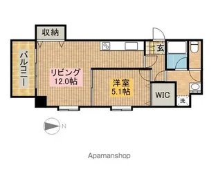 LAUREL COURT 田町(ローレルコート田町)【2階】の間取り