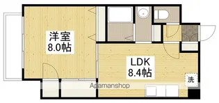 レイクタワーマンション【2階】の間取り