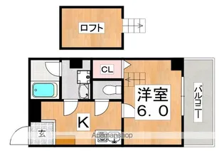 ブリリアント・コア【3階】の間取り