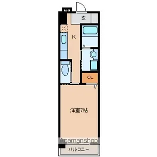 GRAND EAST立川【205号室】の間取り