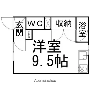 コーポクワイエット【2階】の間取り