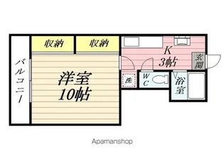 モネ上杉【1階】の間取り