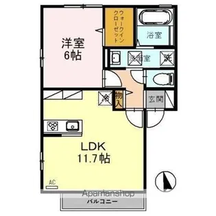 スクエアガーデン新庄 A【1階】の間取り