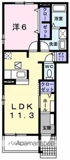 ジラソーレ【1階】の間取り