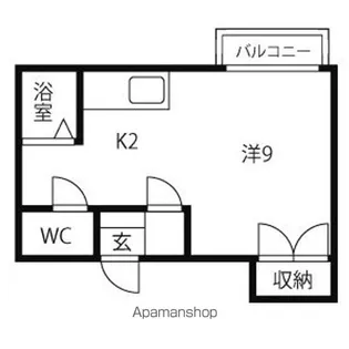 グランドールひばりが丘【402号室】の間取り