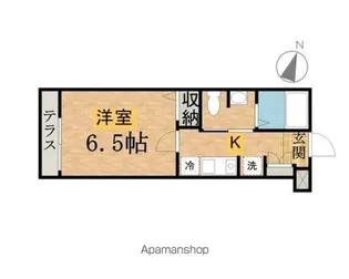 グレースみなみ野【103号室】の間取り