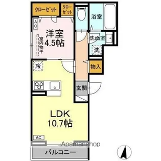 Mon Reve 2025Ⅱ【2階】の間取り