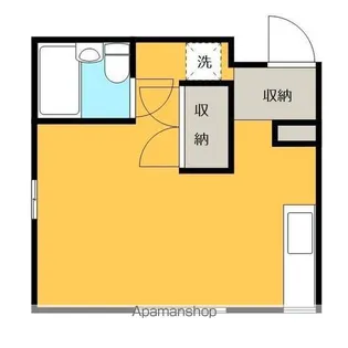 クレールハイツ【203号室】の間取り