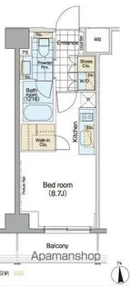 東京都台東区台東1丁目【マンション】の間取り