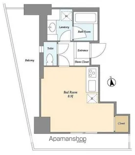 グランテール代々木 旧GRANTEEL代々木【2階】の間取り