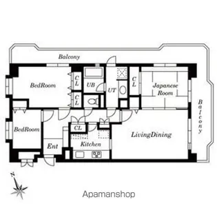 LEO拾八番館【3階】の間取り