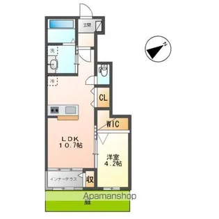 カルマティーCALMATI【1階】の間取り