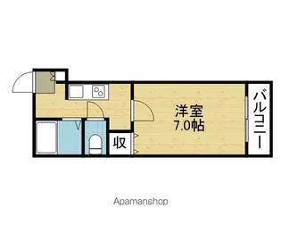 リバーライズ玉造【903号室】の間取り