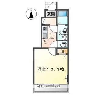 グレース・ステラ【1階】の間取り