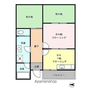 田波ビル【2階】の間取り