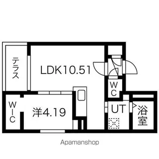Dominion N27(ドミニオンN27)【1階】の間取り