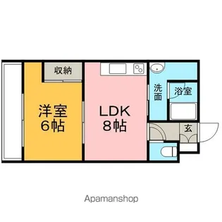 アーバン北2条ビル【2階】の間取り
