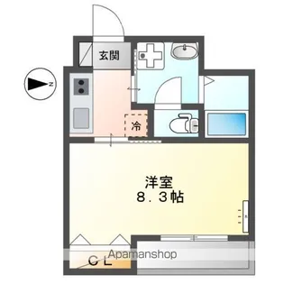 CHATON BLANC【2階】の間取り