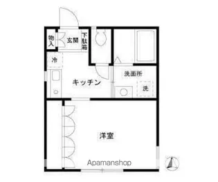 エスプワール千駄木【1階】の間取り