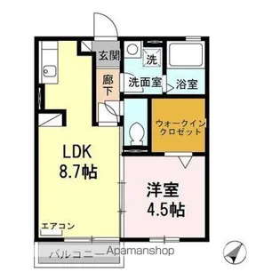 クレール【2階】の間取り