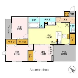 RHB幕張本郷【1階】の間取り