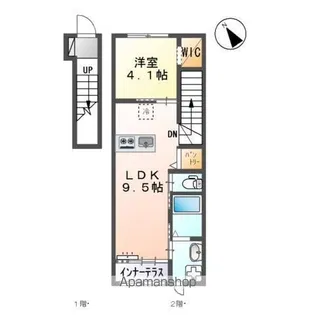 ラピュタⅢ【2階】の間取り