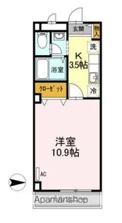 リビングアレイK【1階】の間取り