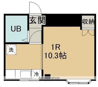ピーランド【302★号室】の間取り