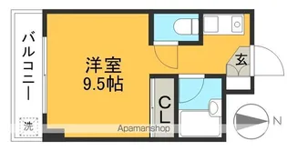 ロイヤル・レジデンス秦【4階】の間取り