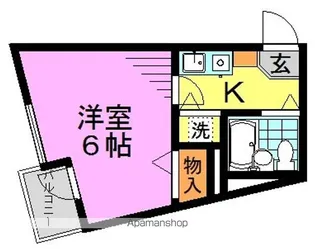 ペンシルベニヤ【5階】の間取り