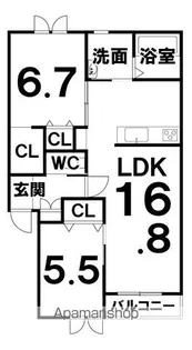 neige428【3階】の間取り