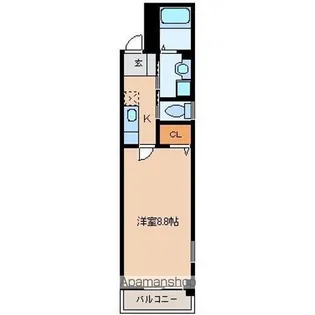 GRAND EAST 立川【3階】の間取り
