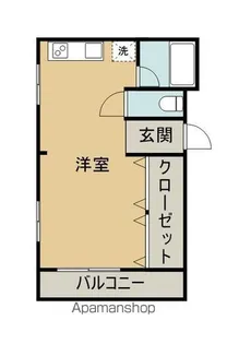 ベルコモンズ【102号室】の間取り