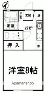 プレジール泉【B105号室】の間取り
