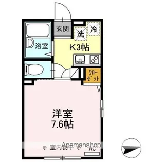 フローラ・フジタ【2階】の間取り