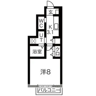 ロジェ コンフォールⅡ【1階】の間取り
