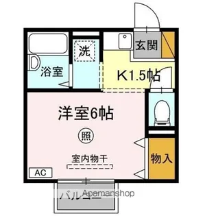 サニーハウスS【2階】の間取り
