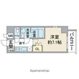 VANCOUVER1118大曽根【4階】の間取り