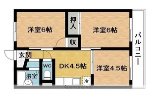 エビスコーポ【3階】の間取り
