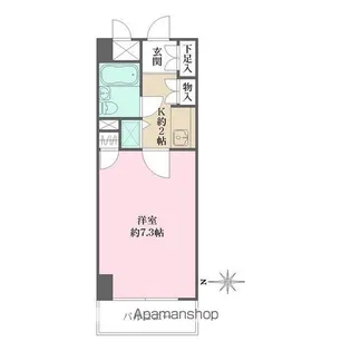 藤和シティコープ芝公園【2階】の間取り