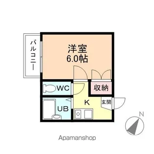フジパレス石金【101号室】の間取り