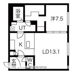 RESIDENCE SAPPORO T9【2階】の間取り
