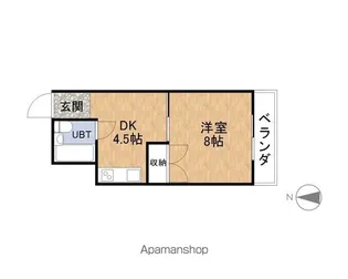 グリーンハイツ【1階】の間取り