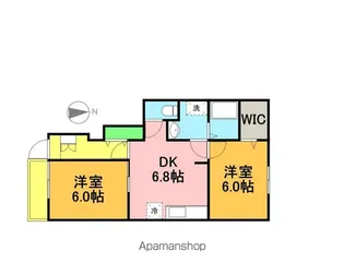 トゥーランドット5【101号室】の間取り