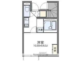レオネクスト池上【102号室】の間取り