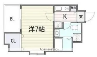 アイセレブ大博通り【8階】の間取り
