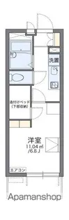 レオパレスパークフロントMK【203号室】の間取り