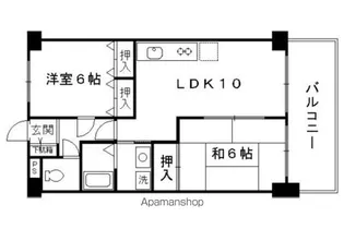 グレース・ダイン【407号室】の間取り